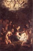VASARI, Giorgio The Nativity  wt oil painting on canvas